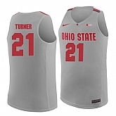 Ohio State Buckeyes #21 Evan Turner Gray College Basketball Jersey Dzhi,baseball caps,new era cap wholesale,wholesale hats